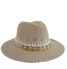 Beach Summer Fedora Panama hat Honeymoon Embellished Boho Festival Vacation Cruise Tropical Island Resort Wear Coastal Boutique Island Hat
