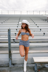 Handmade UCF-Inspired Cowboy Hat in Black & Gold β Luxe Game Day Style for Knights Fans, Alumni, and Tailgate Royalty