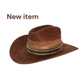 Western Statement Cowboy Hat Nashville Concert Rodeo Fashion VeganSuede Hat Country Music Festival Line Dancing Cowgirl Western Wear