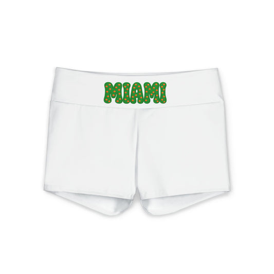 Women's Polyester Yoga Shorts (AOP)