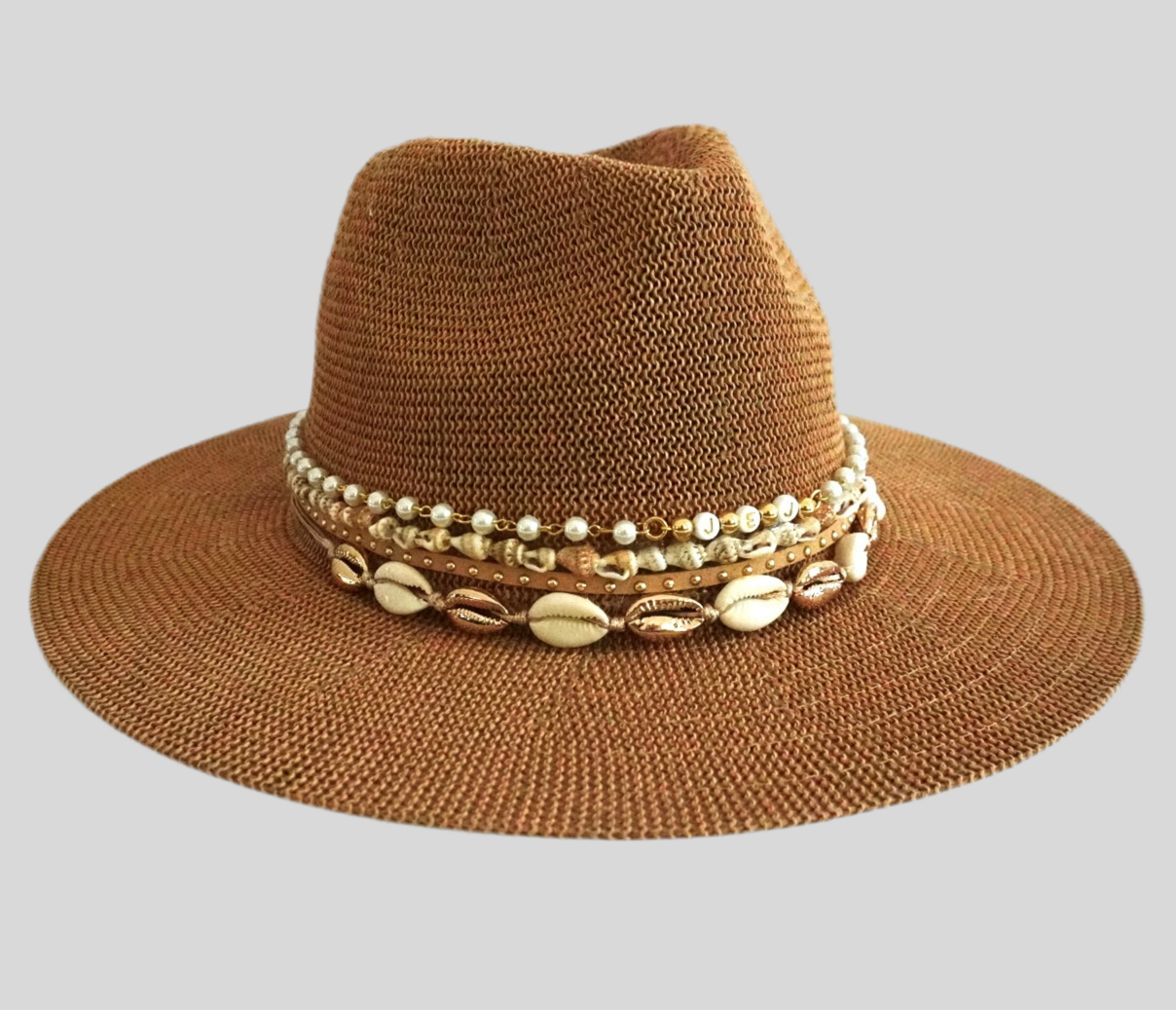 Custom Panama hat Jeweled Cowboy Hat Rancher Hat, Hat for fashionista, Custom Fedora, Wide Brim Hat Panama Hat, Hat for Festival Resort wear