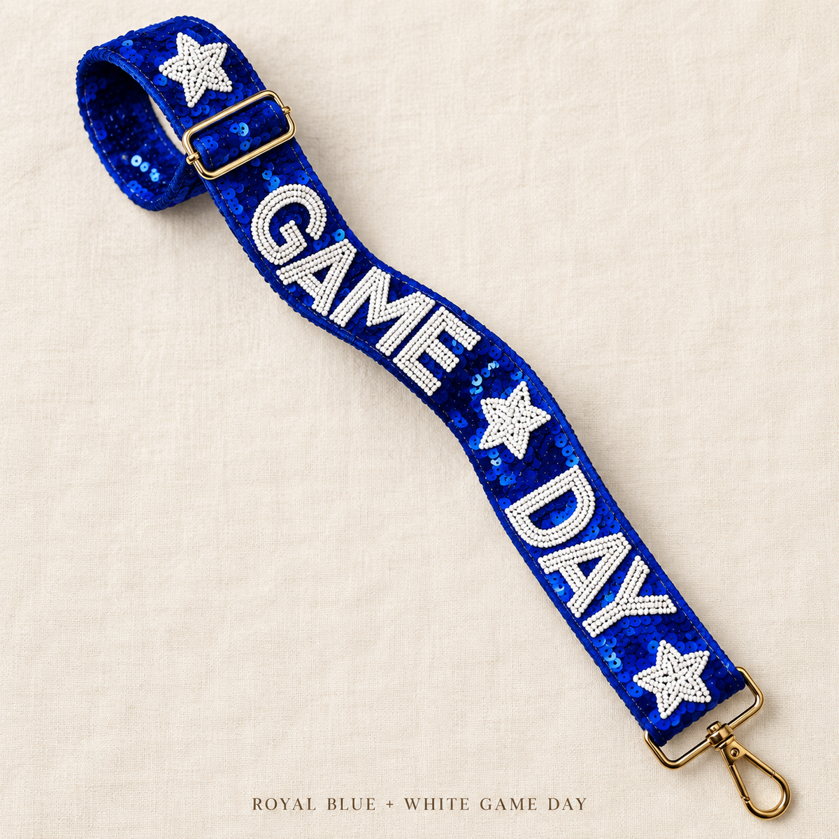 Sequin gameday strap Game day purse strap Stadium purse strap Go noles Strap Gameday accessory College bag strap Florida State sequin strap