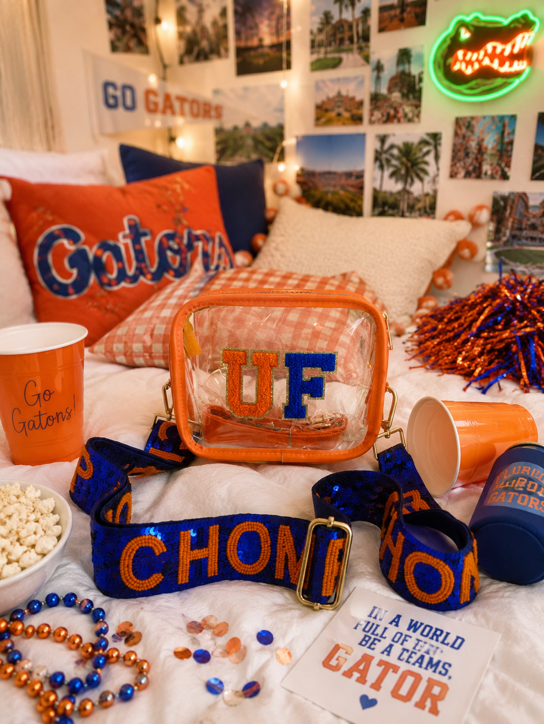 UF Gators crossbody bag with chomp strap by Sunkissed by Chrissy, photo 8