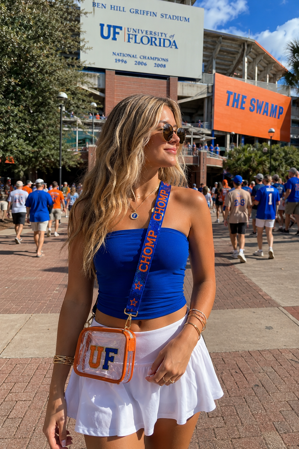 UF Gators crossbody bag with chomp strap by Sunkissed by Chrissy, photo 12