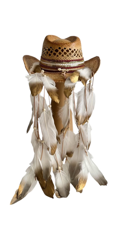 FSU Cowboy Hat with Feathers