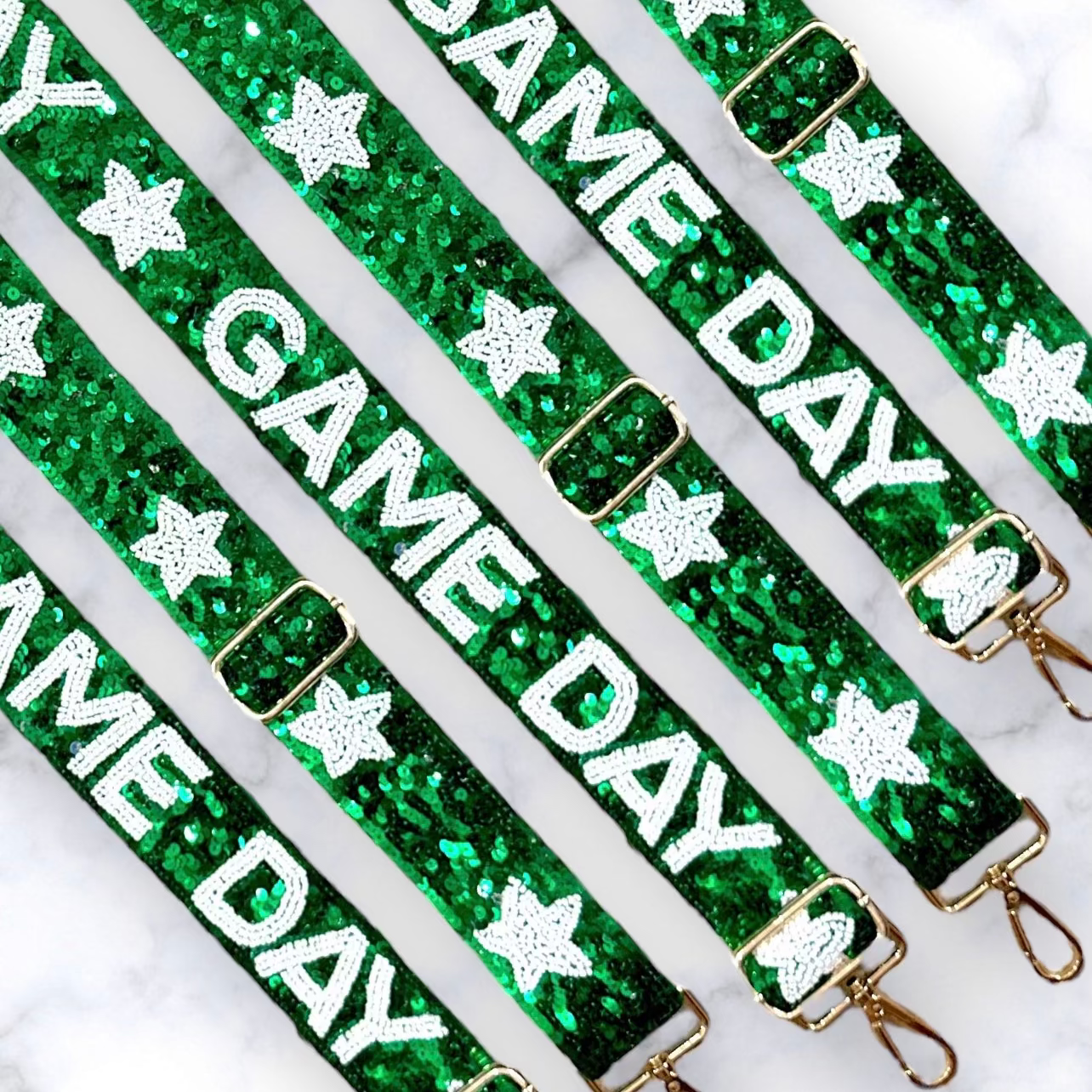 Beaded sequin purse strap by Sunkissed by Chrissy, featuring colorful beads and sparkling sequins for stylish accessories.