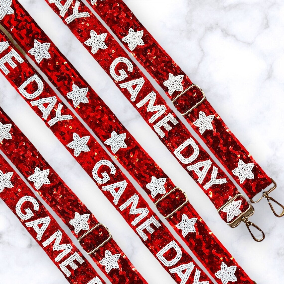 Sequin purse strap Beaded strap for Clear Bag Stadium Purse Strap Game day accessory College Bag Strap Crossbody Strap
