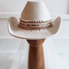 Custom Bride hat Bride hat with veil Bride cowboy hat with veil Bachelorette hat Wifey hat Bride to be hat MRS cowboy hat Bride cowgirl hat