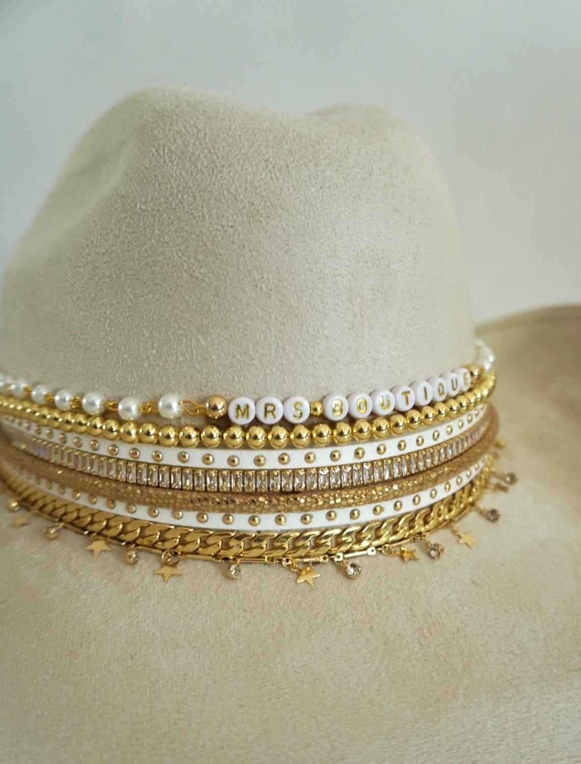 Custom Bride Cowgirl hat Country bride Western Bachelorette cowboy hat Personalized cowgirl hat Bride to be cowboy hat Vegan suede cowboy