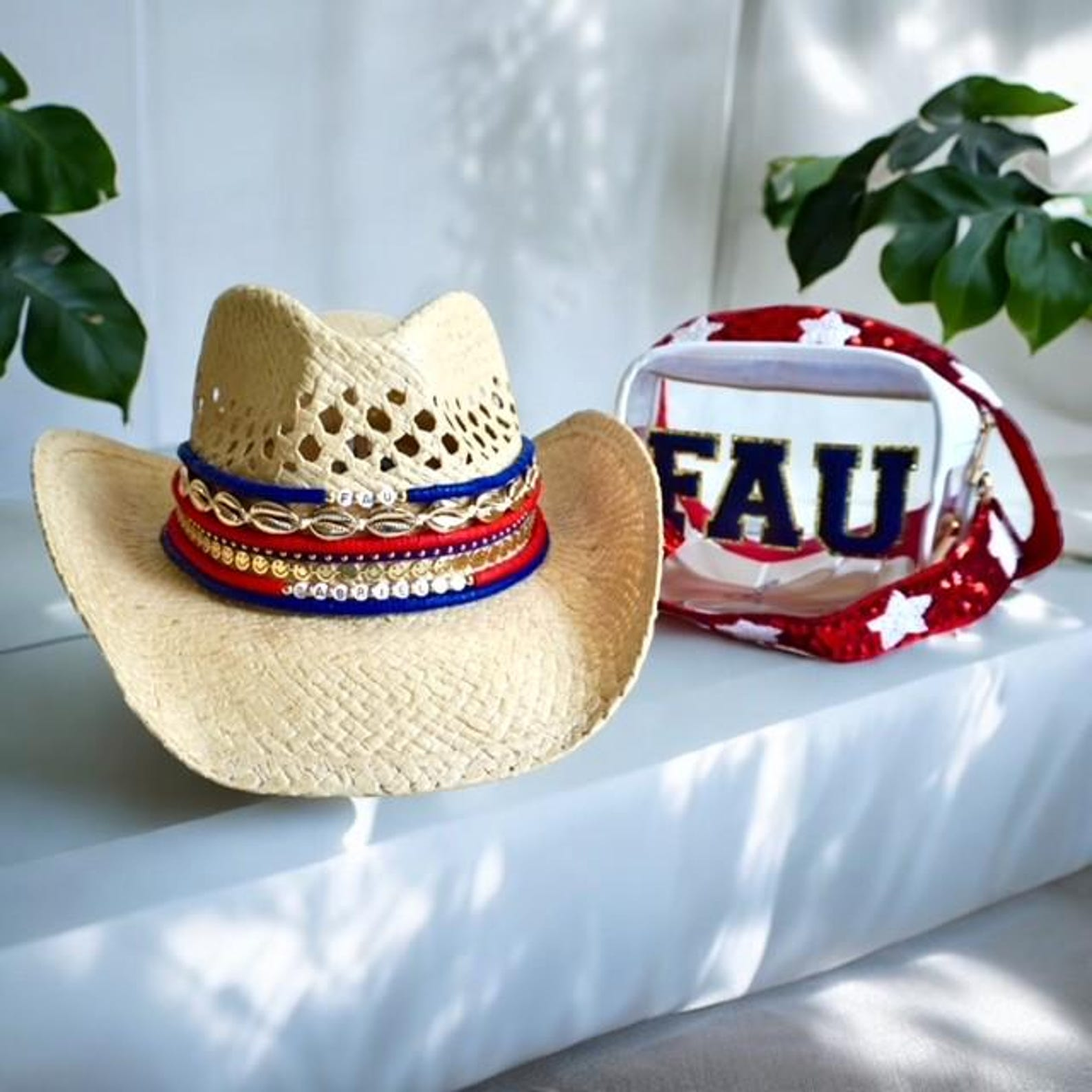 Custom cowboy hat University cowboy hat Bed party hat College cowboy hat gift Gameday style College team hat cowgirl hat Football team hat