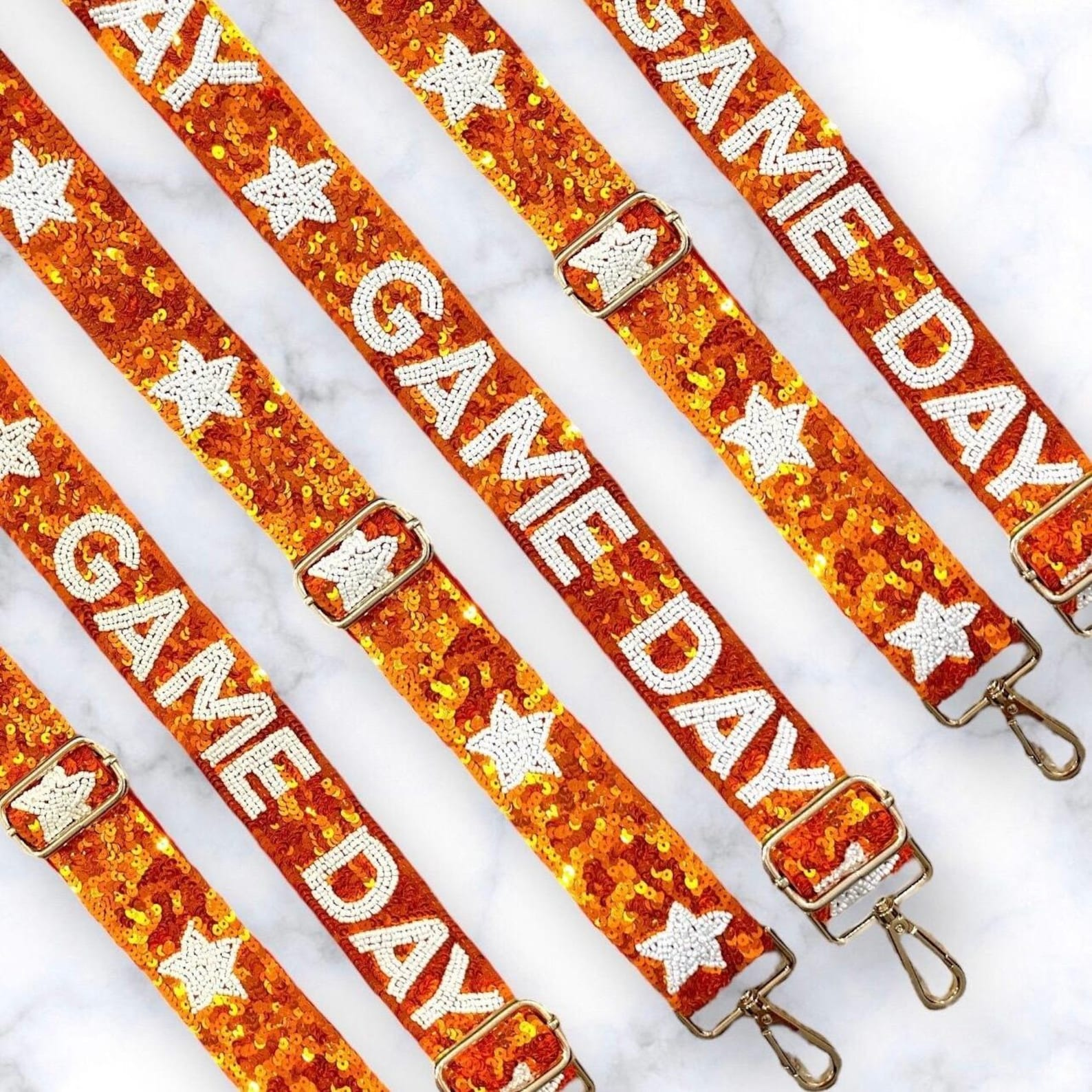 UF Gameday bag University of Florida Clear stadium purse Chomp Strap Gator themed bag University of Florida inspired bag Gator fan gift Orange and blue clear purse