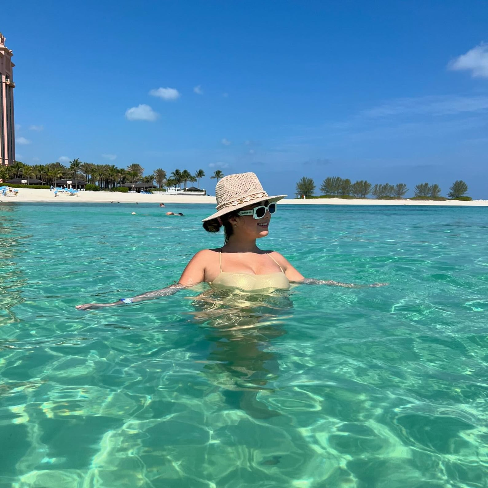 Beach Summer Fedora Panama hat Honeymoon Embellished Boho Festival Vacation Cruise Tropical Island Resort Wear Coastal Boutique Island Hat