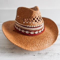 Custom FSU inspired cowboy hat College Gameday hat Florida State Bed party gift Personalized FSU theme cowgirl hat Florida State fan gift