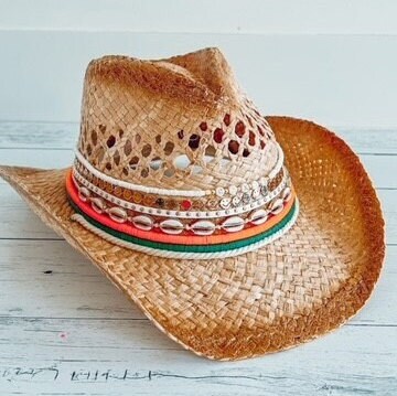 UMiami cowboy hat UMiami tailgate hat UMiami gameday hat Canes hat University of Miami tailgate outfit UMiami gift  Hurricanes cowboy hat