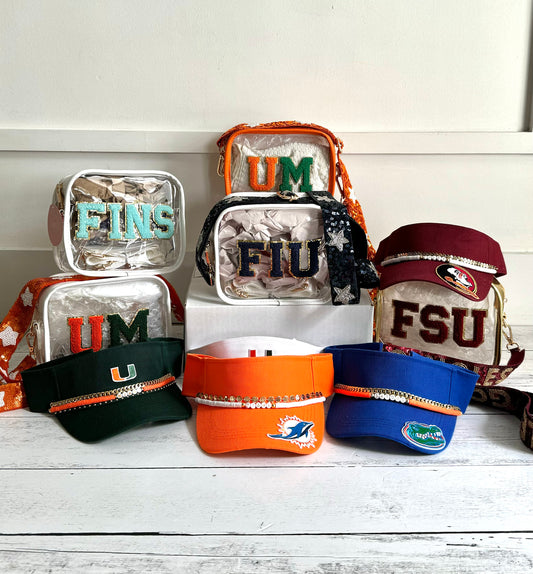 Clear stadium bag College Game day Bag Custom stadium bag Clear crossbody purse Clear concert bag Custom tailgate bag Clear team bag