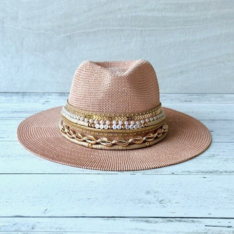 Custom Fedora hat Jeweled Cowboy Hat Rancher Hat, Hat for fashionista, Custom Fedora, Wide Brim Hat Panama Hat, Hat for Festival Resort wear