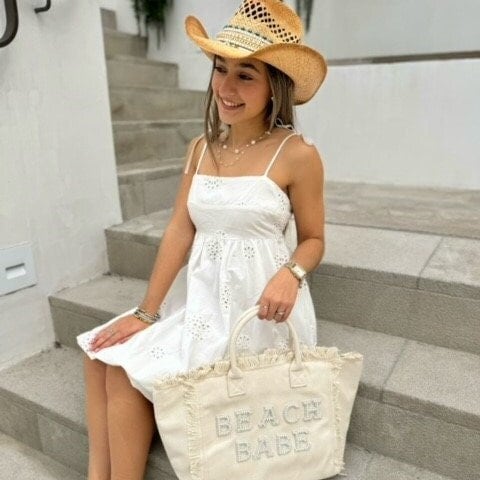 Beach bag personalized Canvas tote bag Beach tote Pearl letter bag Beach bag custom Bridesmaid bag Vacation beach bag Custom tote Custom bag