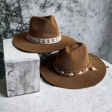 Custom Panama hat Jeweled Cowboy Hat Rancher Hat, Hat for fashionista, Custom Fedora, Wide Brim Hat Panama Hat, Hat for Festival Resort wear