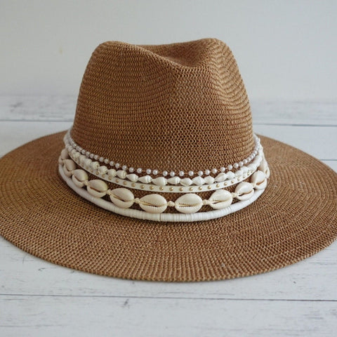 Custom Panama hat Jeweled Cowboy Hat Rancher Hat, Hat for fashionista, Custom Fedora, Wide Brim Hat Panama Hat, Hat for Festival Resort wear