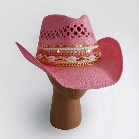 Pink Cowgirl hat Custom Bachelorette hat Nashville hat Custom Cowboy Hat festival hat Bachelorette hat Personalized cowboy hat Bling hat