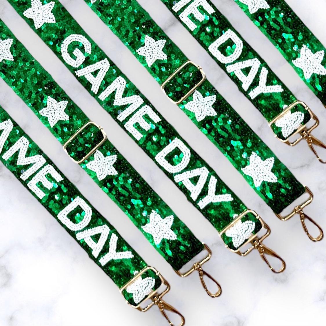 Miami Hurricanes Orange Green Clear Stadium Purse Game day Bag Crossbody Sequin Strap Custom Fan Gift 305