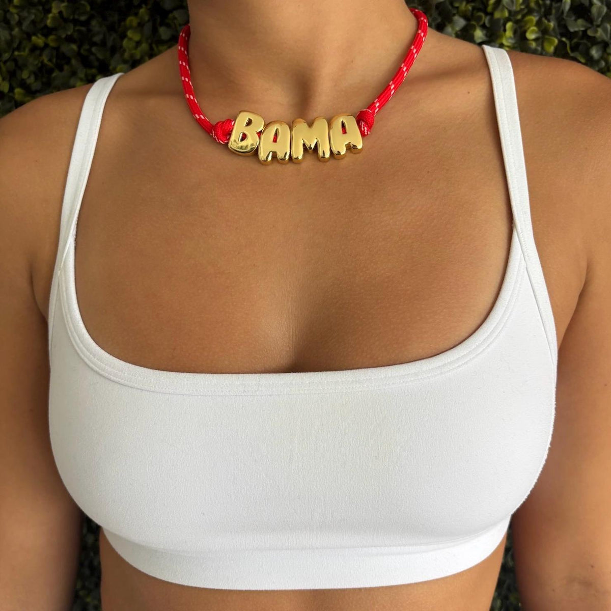 Game Day Necklace School Spirit Beaded Jewelry Graduation Gift University Student Name Personalized Ohio State Alabama Georgia MSU