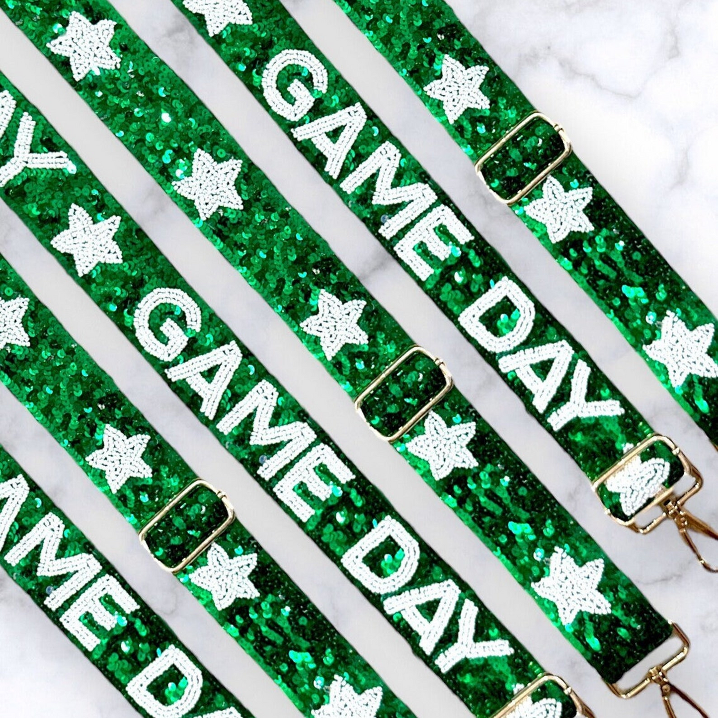 Sequin Gameday purse strap by Sunkissed by Chrissy with Florida State logo, perfect for college game day stadium accessory.