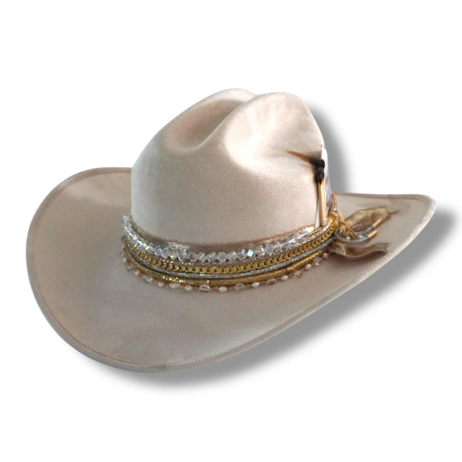 Sunkissed by Chrissy cowboy hat with western glam style, perfect for rodeo, country music, or travel fashion accessory.