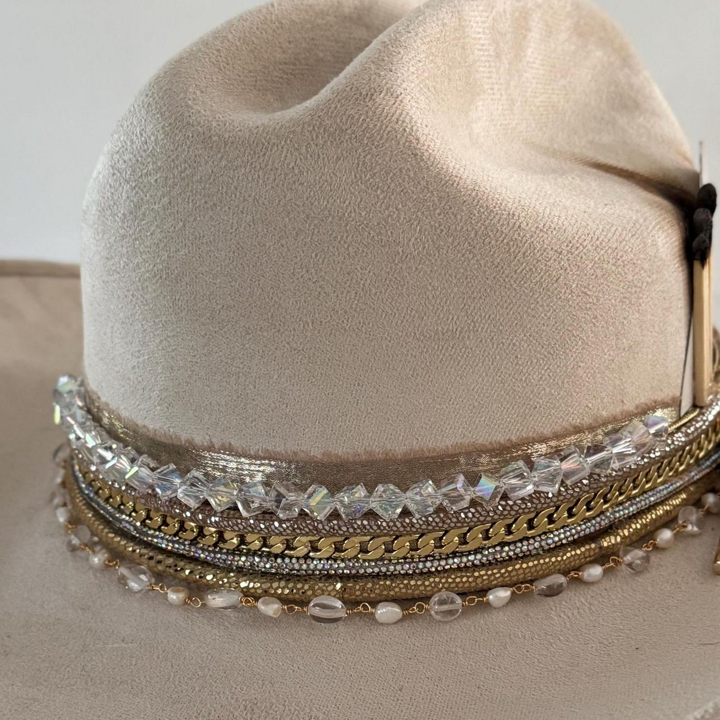 Sunkissed by Chrissy cowboy hat with Western glam style, suitable for rodeo, country music concerts, or travel outfits.